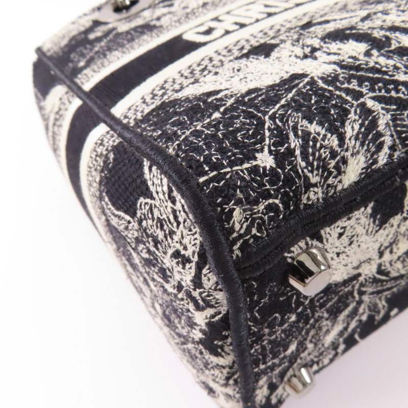 Dior 帆布Lady D-Lite Medium手挽肩背兩用袋-13