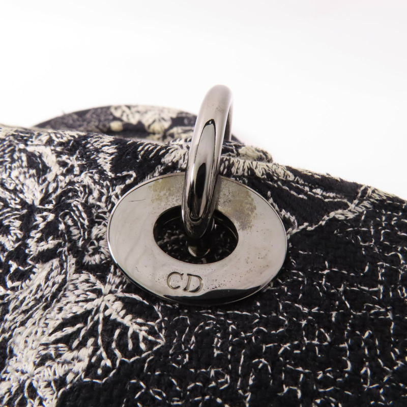 Dior 帆布Lady D-Lite Medium手挽肩背兩用袋-17