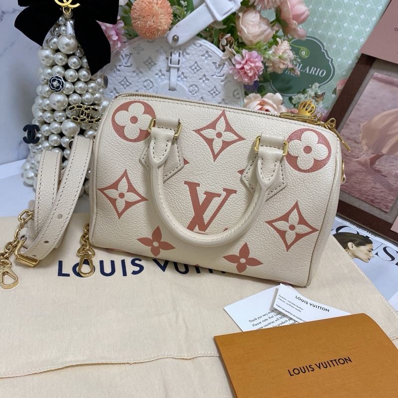 Lv speedy 20 草莓牛奶 限定款 芯片款 💌-0