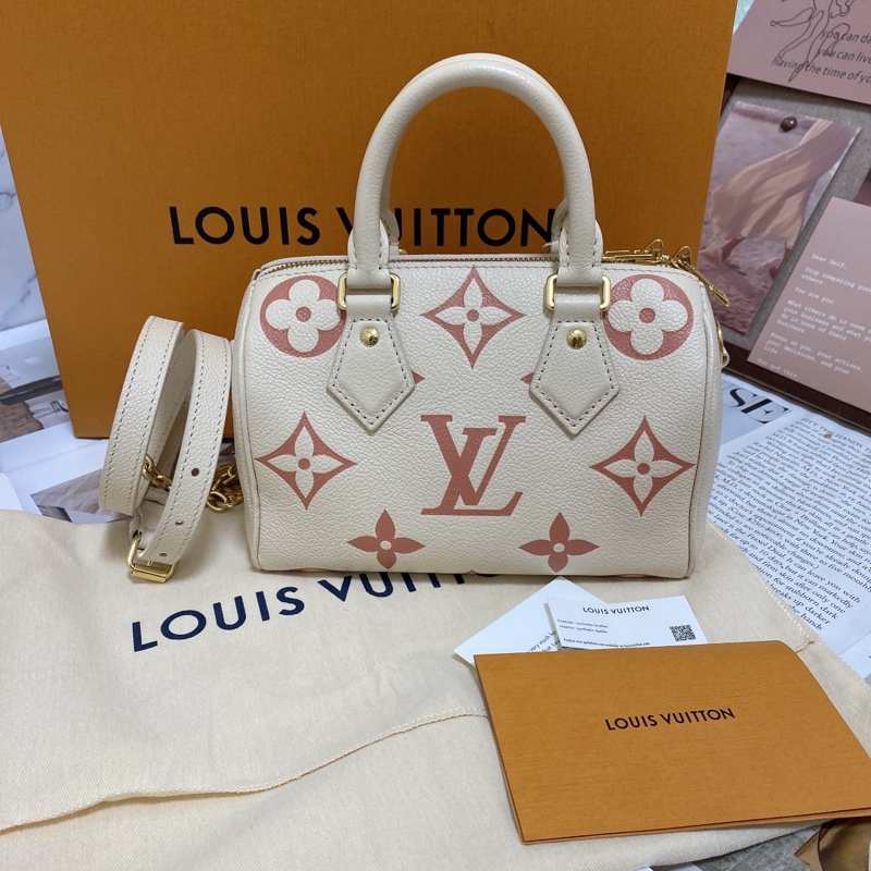 Lv speedy 20 草莓牛奶 限定款 芯片款 💌-5