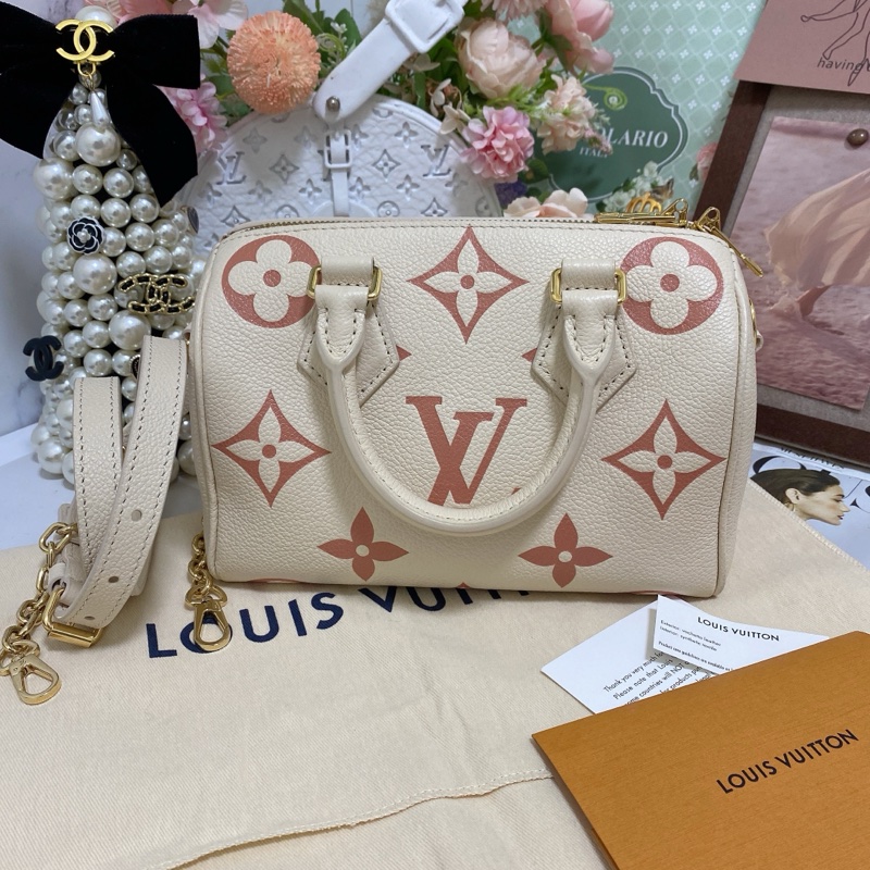 Lv speedy 20 草莓牛奶 限定款 芯片款 💌-9