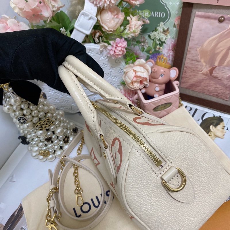 Lv speedy 20 草莓牛奶 限定款 芯片款 💌-21