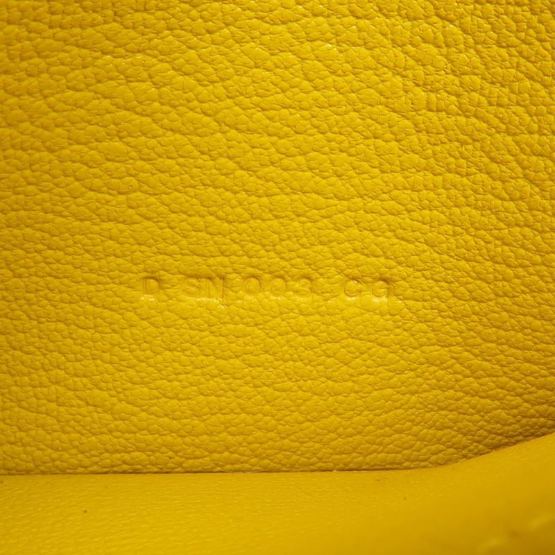 HERMES Chevre皮革Bearn Long Wallet金扣長錢包Jaune Ambre-14