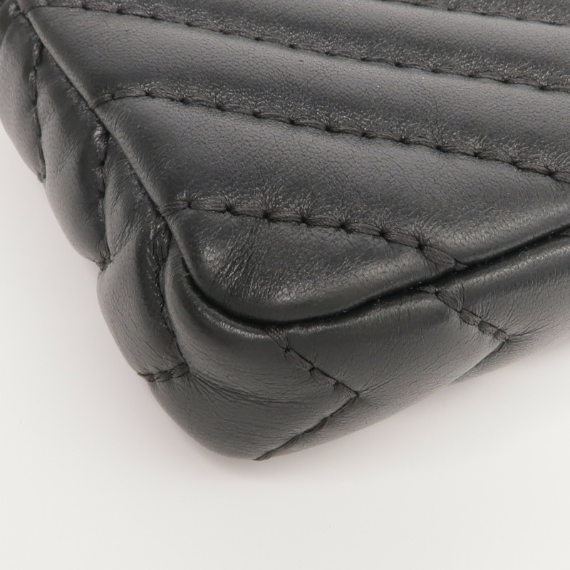 CHANEL 羊皮皮革WOC Wallet On Chain金扣鏈帶肩背袋-6