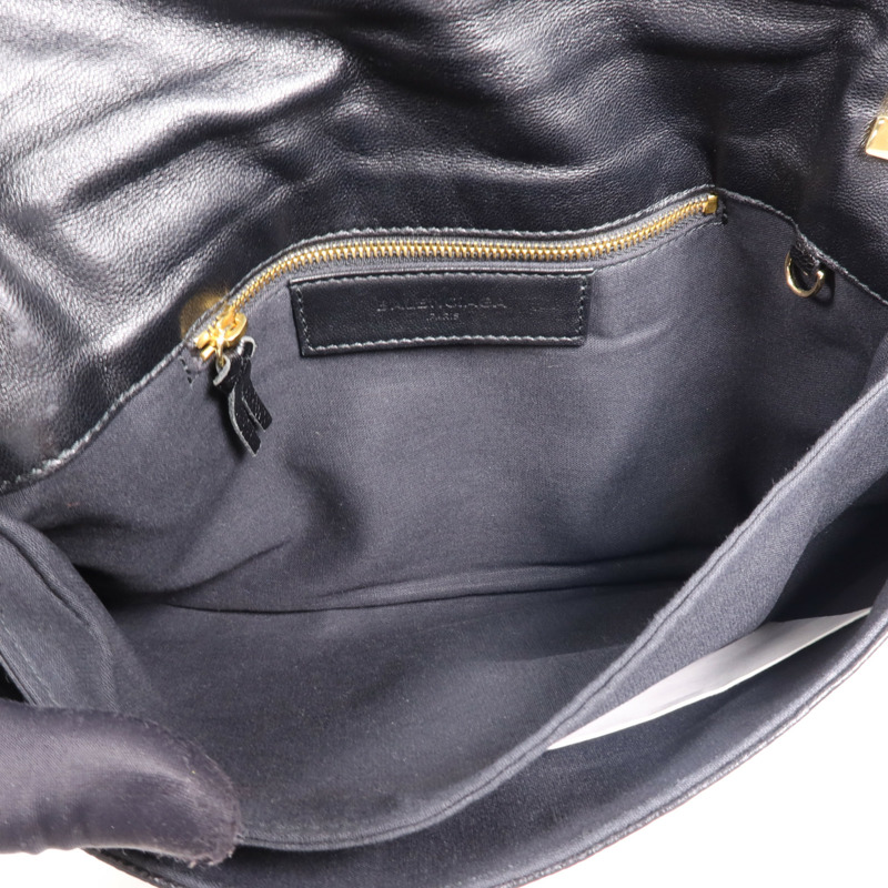 BALENCIAGA 牛皮皮革Edge Envelo金扣肩背袋-4