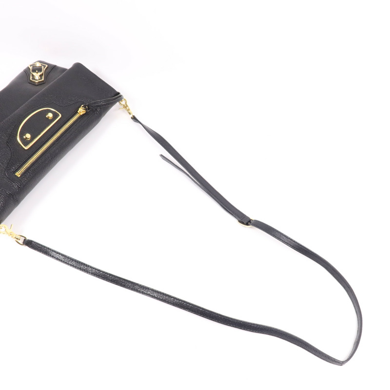 BALENCIAGA 牛皮皮革Edge Envelo金扣肩背袋-7