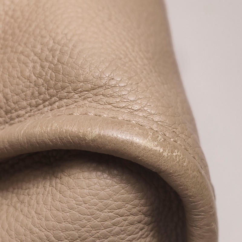 Prada 全皮 裸粉色 手提包-10