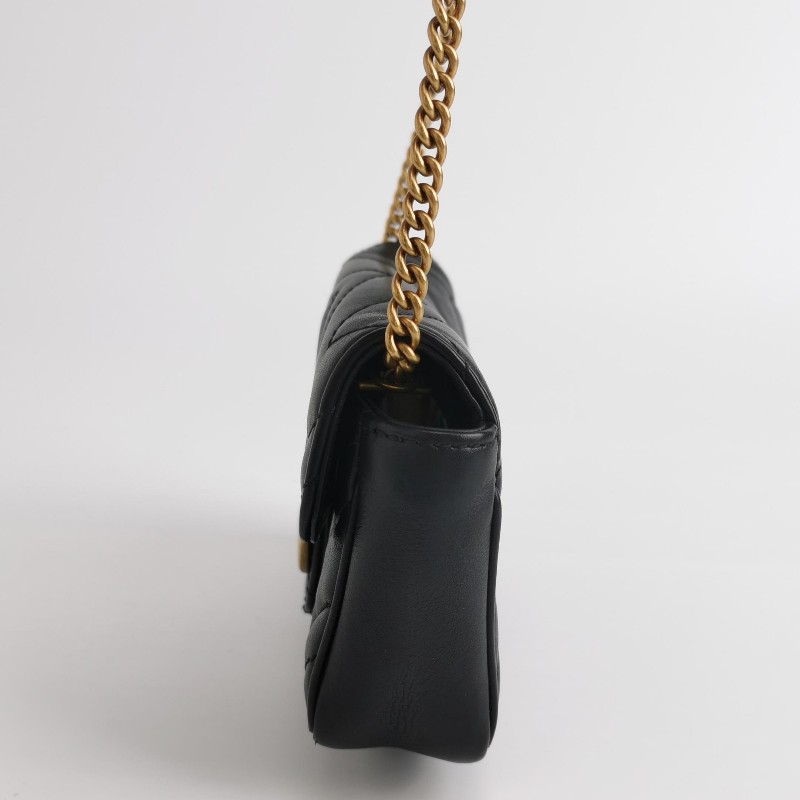 Gucci GG Marmont Super mini 黑色 全套-1