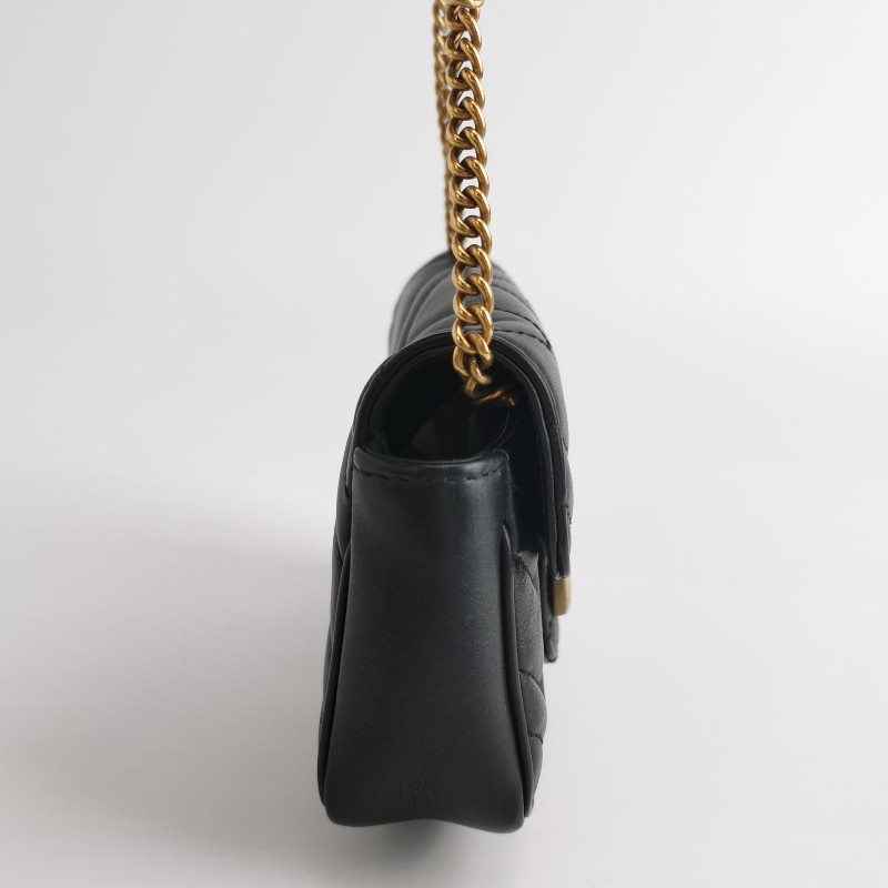 Gucci GG Marmont Super mini 黑色 全套-2