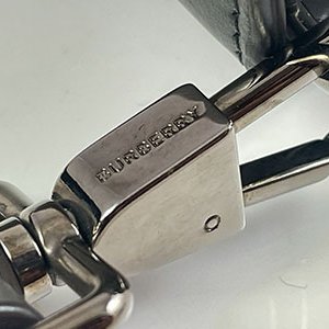 ＊奢華大道國際精品＊【B0436】BURBERRY 灰色小牛皮 Horseferry 印花掀蓋磁釦郵差斜背包 8043762-10