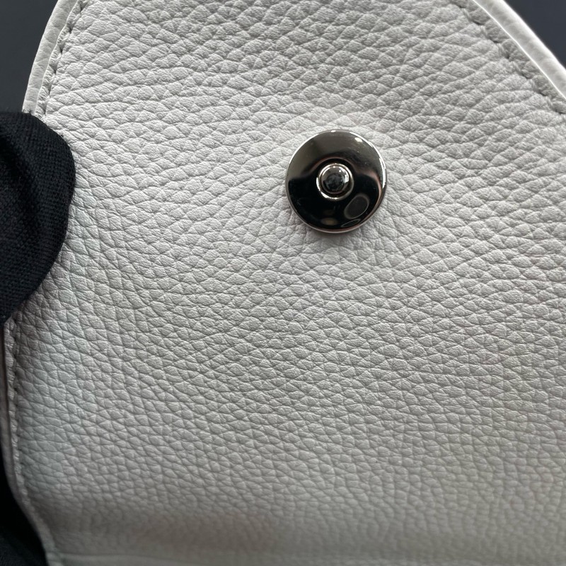 Dior 白色全皮馬鞍胸包斜背包-18