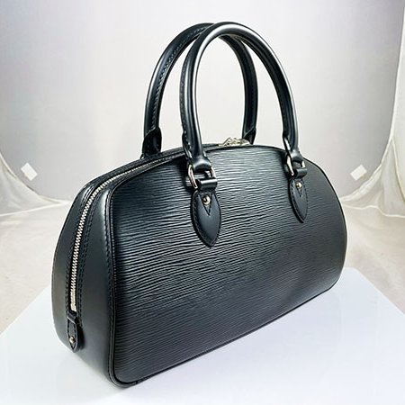 ＊奢華大道國際精品＊【L3284】LV黑色EPI牛皮 JASMIN 保齡球手提包 M52852-1
