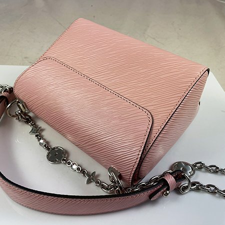 ＊奢華大道國際精品＊【L3289】LV 粉紅色EPI牛皮 TWIST (PM) 手提/肩背兩用包 M55531-3