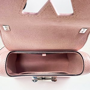 ＊奢華大道國際精品＊【L3289】LV 粉紅色EPI牛皮 TWIST (PM) 手提/肩背兩用包 M55531-6