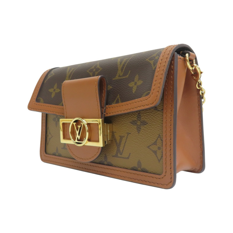 棕色 原花帆布 Dauphine 肩背包 M68746【LOUIS VUITTON LV 路易威登】 M68746-2