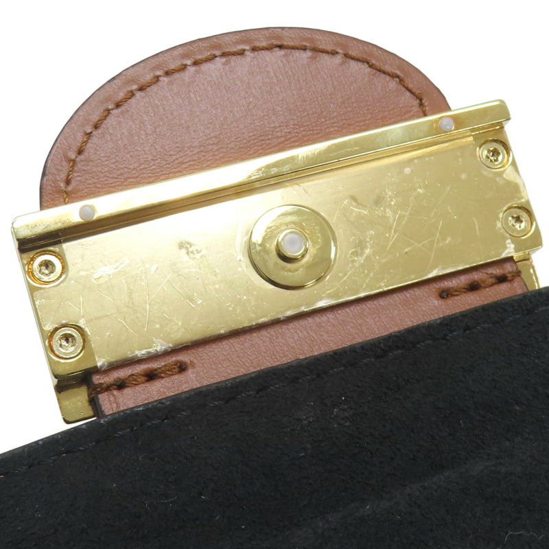 棕色 原花帆布 Dauphine 肩背包 M68746【LOUIS VUITTON LV 路易威登】 M68746-15