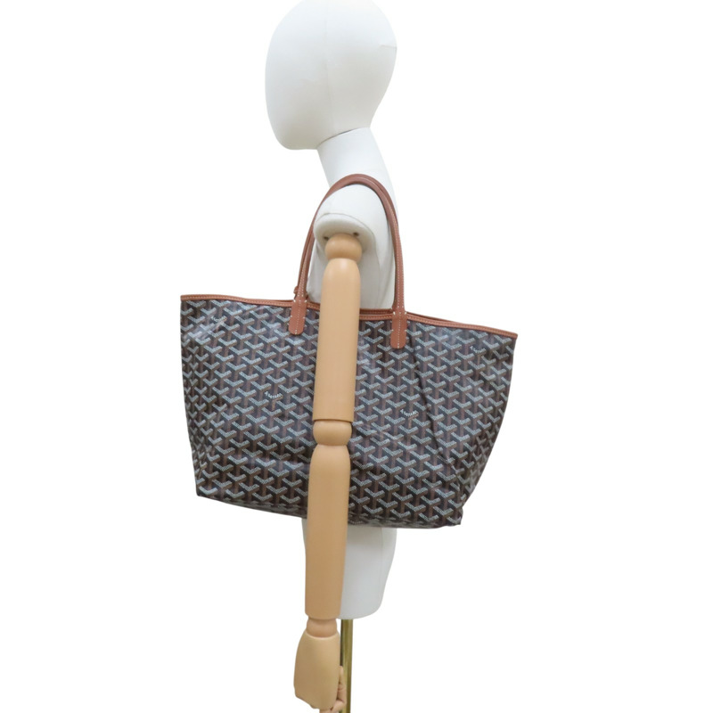 棕色 塗層帆布 SaintLouis PM 托特包 【GOYARD 高雅德】-7