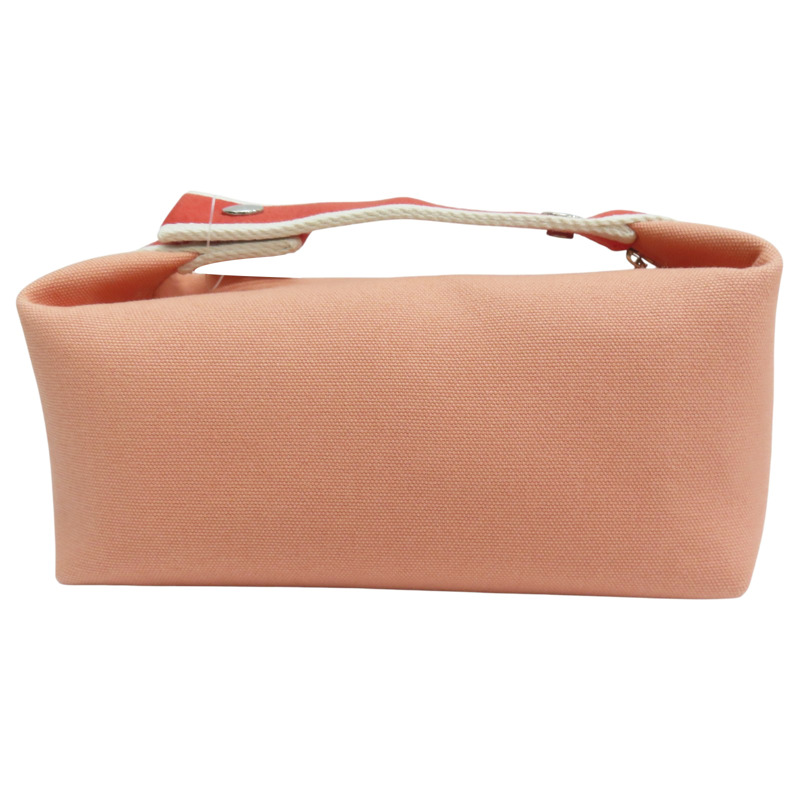 粉色 帆布 Bride A Brac 手提包【HERMES 愛馬仕】-1
