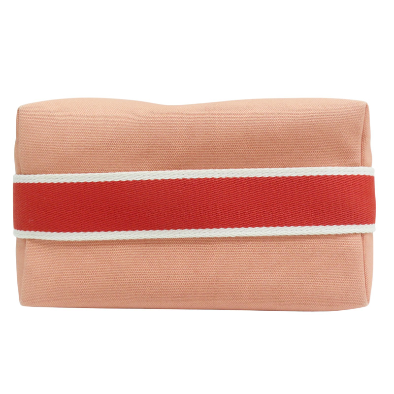 粉色 帆布 Bride A Brac 手提包【HERMES 愛馬仕】-3