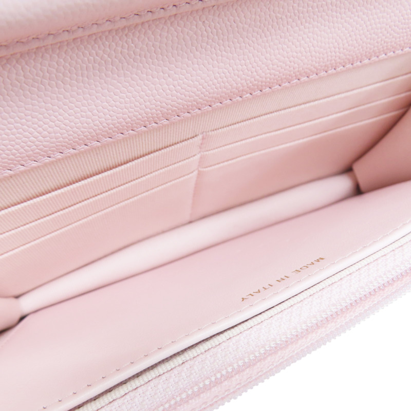 粉色 菱格紋 荔枝牛皮 水鑽logo WOC 鍊帶肩背包【CHANEL 香奈兒】-4