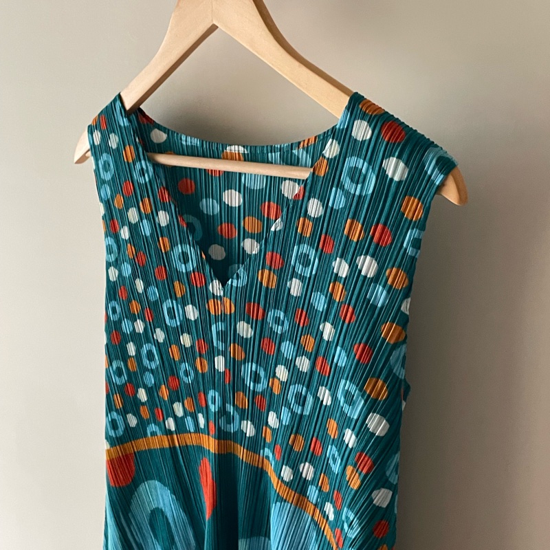 ▪️富貴選物FUGUEI▪️PP  三宅一生 電氣絕緣 點點長版上衣-3