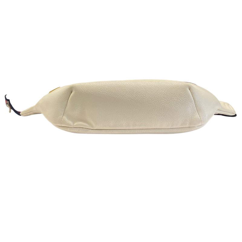 GUCCI 古馳 493869 皮革 胸/腰包 白色-4