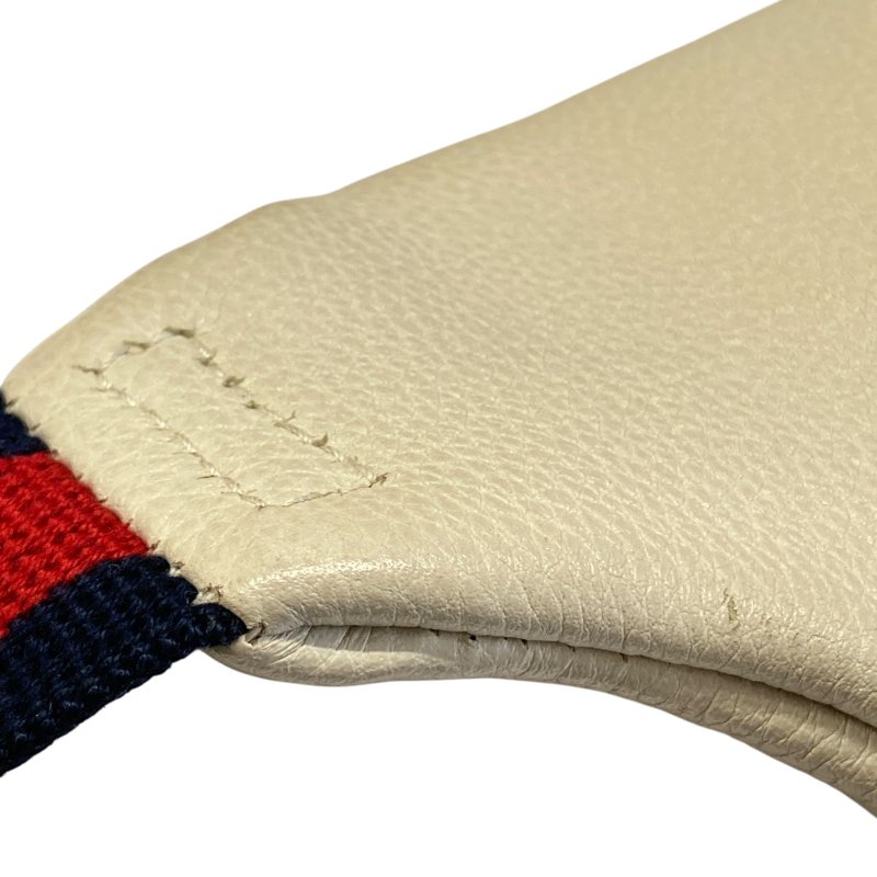 GUCCI 古馳 493869 皮革 胸/腰包 白色-16