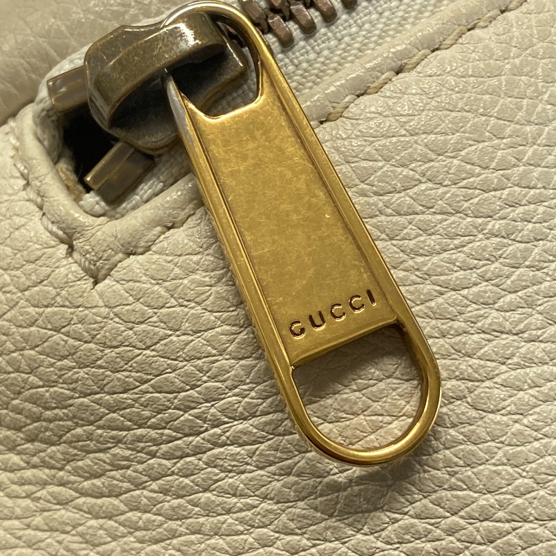 GUCCI 古馳 493869 皮革 胸/腰包 白色-17