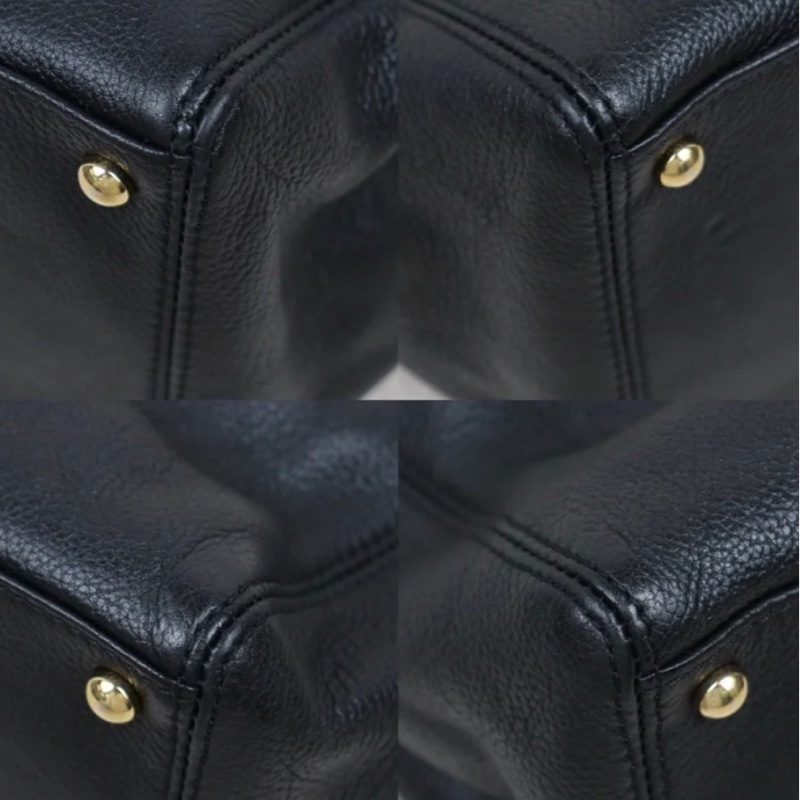 「JL精品代購」9新 Chanel 香奈兒Cerf托特包 黑銀通勤王-6