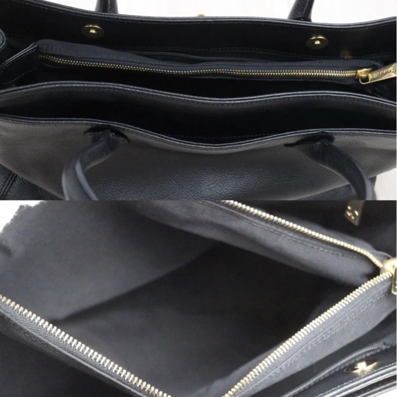 「JL精品代購」9新 Chanel 香奈兒Cerf托特包 黑銀通勤王-9