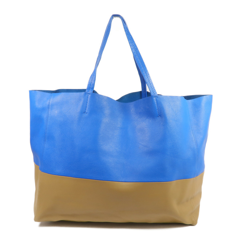 CELINE 皮革Cabas Tote金扣手挽袋-1