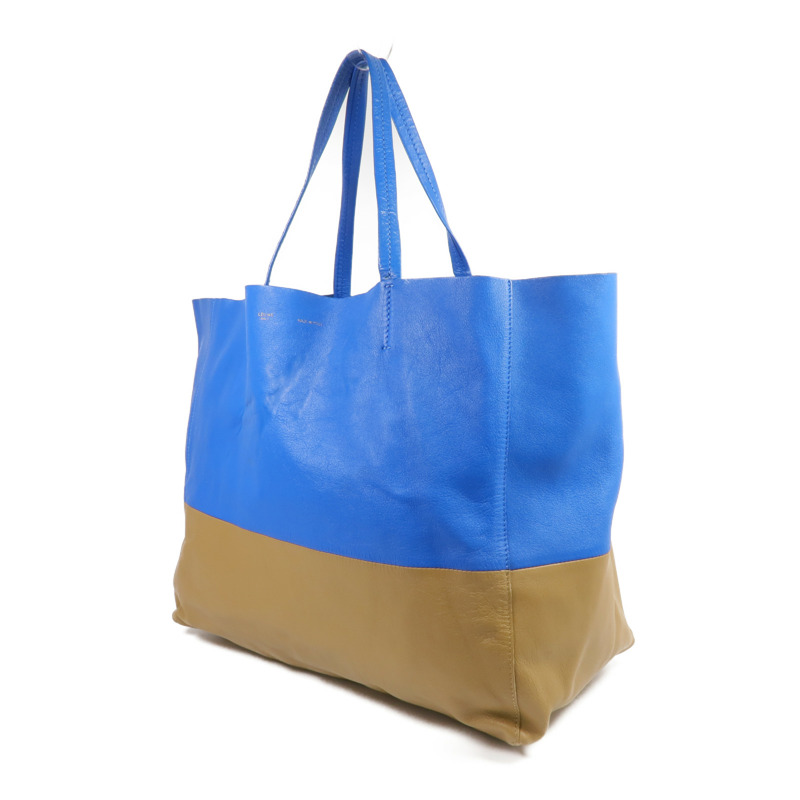 CELINE 皮革Cabas Tote金扣手挽袋-2