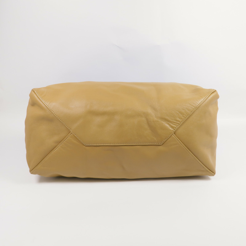 CELINE 皮革Cabas Tote金扣手挽袋-3