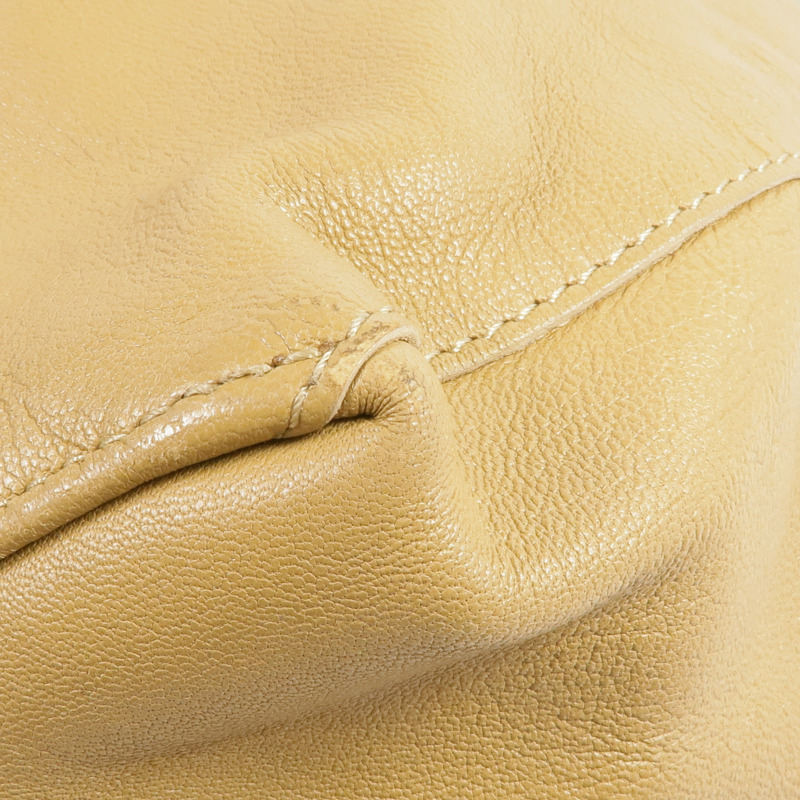 CELINE 皮革Cabas Tote金扣手挽袋-5