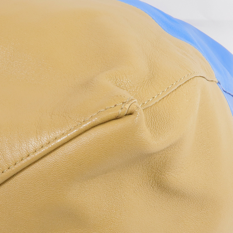 CELINE 皮革Cabas Tote金扣手挽袋-6