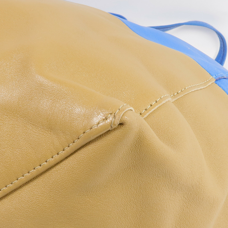 CELINE 皮革Cabas Tote金扣手挽袋-8