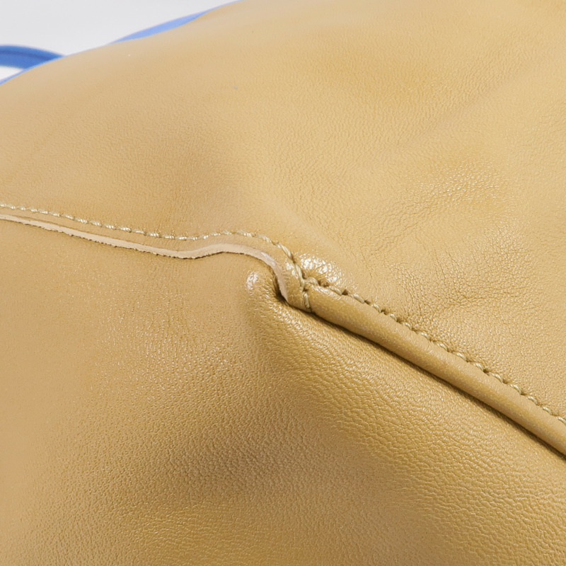 CELINE 皮革Cabas Tote金扣手挽袋-9