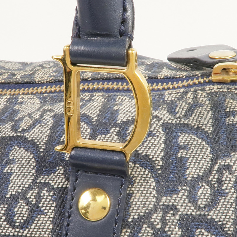 Dior 帆布Handbag金扣手挽袋-10