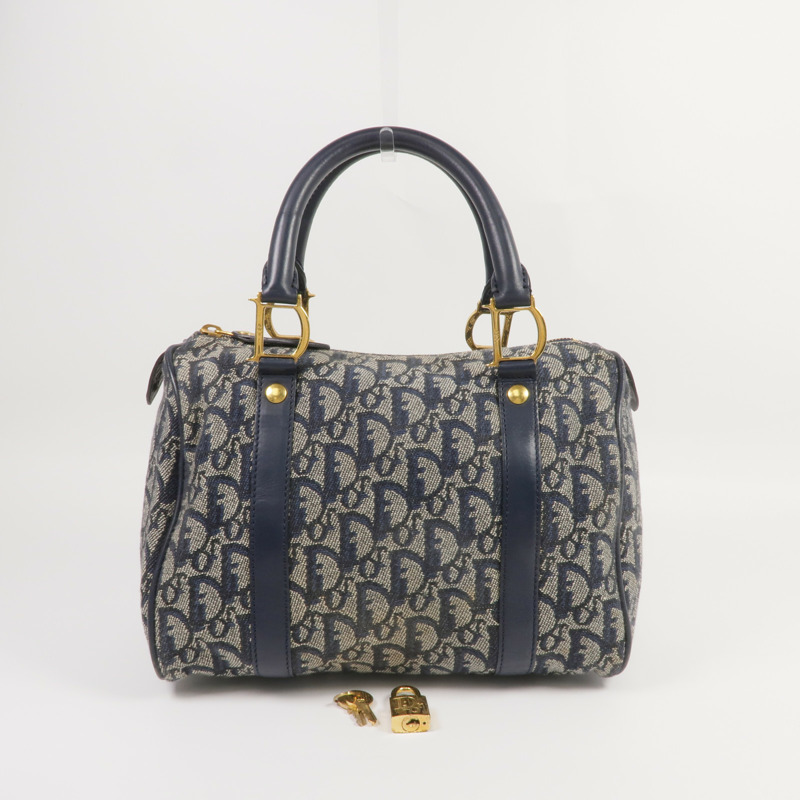 Dior 帆布Handbag金扣手挽袋-21