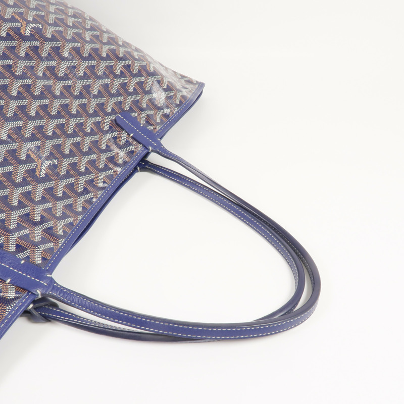 GOYARD 塗層帆布Anjou GM銀扣手挽袋-4