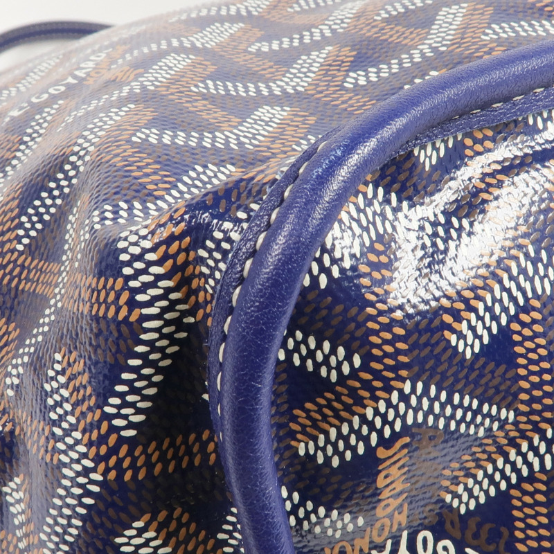 GOYARD 塗層帆布Anjou GM銀扣手挽袋-8