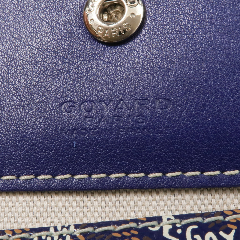 GOYARD 塗層帆布Anjou GM銀扣手挽袋-13