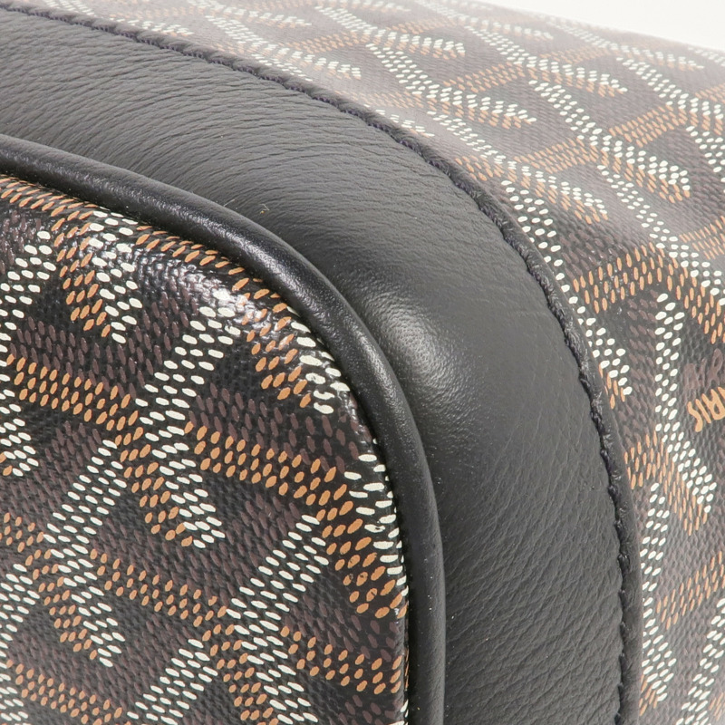 GOYARD 塗層帆布Petit Flot Bucket銀扣肩背袋-7