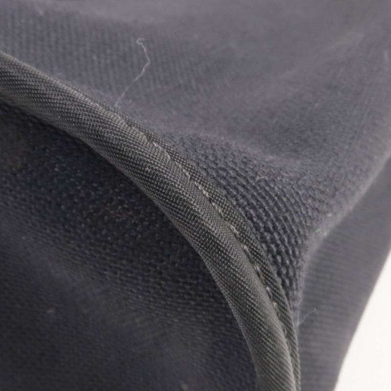 HERMES 帆布Cabag Pm銀扣手挽肩背兩用袋Noir-15