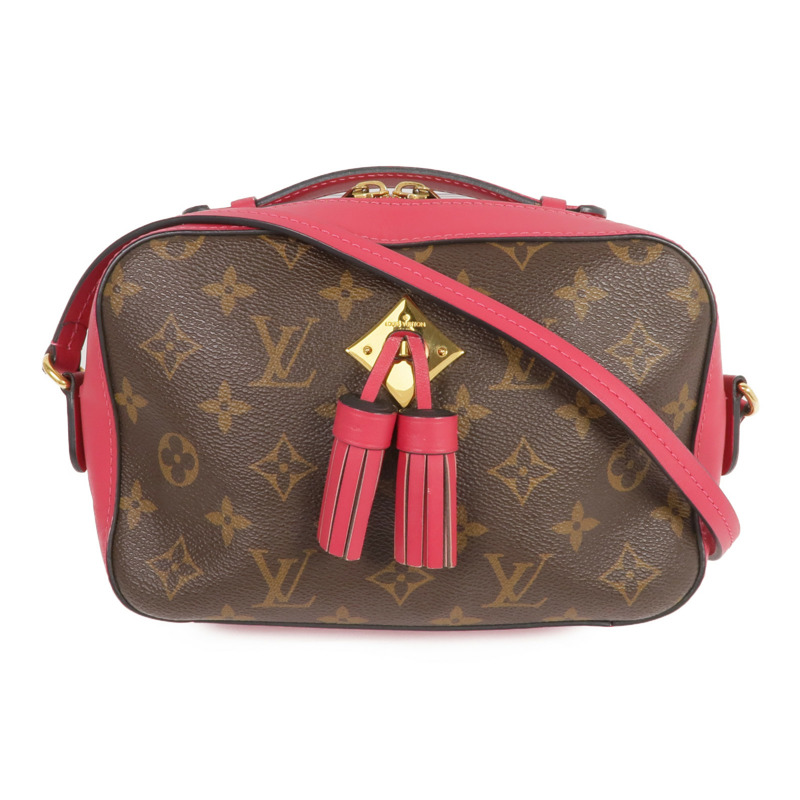 LOUIS VUITTON Monogram Saintonge金扣手挽肩背兩用袋-0