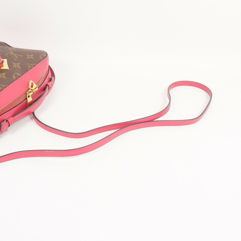 LOUIS VUITTON Monogram Saintonge金扣手挽肩背兩用袋-4