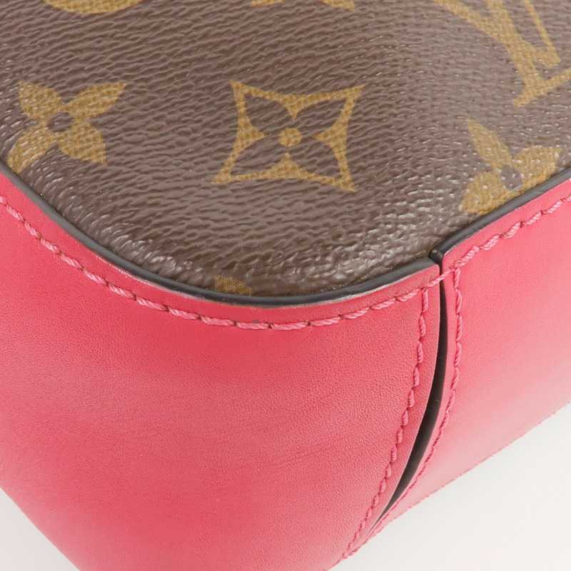 LOUIS VUITTON Monogram Saintonge金扣手挽肩背兩用袋-8