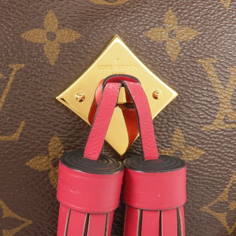 LOUIS VUITTON Monogram Saintonge金扣手挽肩背兩用袋-10