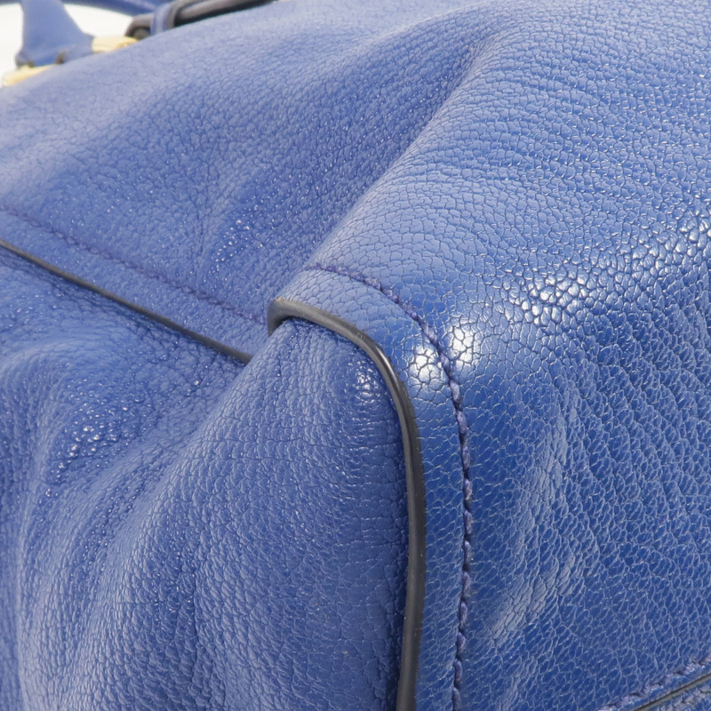 Miu Miu 牛皮皮革2 Way Shoulder金扣手挽肩背兩用袋-8