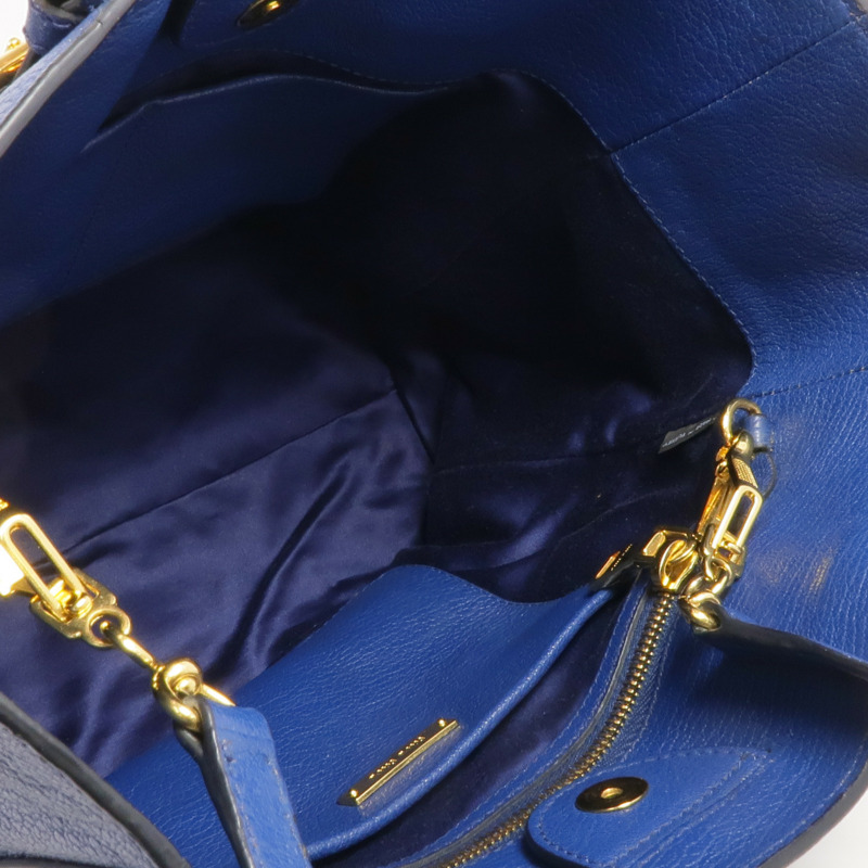 Miu Miu 牛皮皮革2 Way Shoulder金扣手挽肩背兩用袋-10